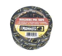 Everbuild Black Pvc Tape - 50mm X 33M For Construction And Industrial Use