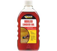 Everbuild Boiled Linseed Oil - Traditional Wood Treatment - Internal and External Use - 500 ml