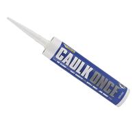 Everbuild Caulk Once Premium Quality Acrylic Caulk, White, 380 ml