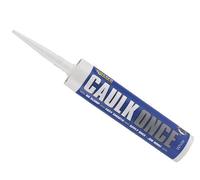 Everbuild Caulk Once White 380Ml - Premium Acrylic Sealant For Lasting Flexibility