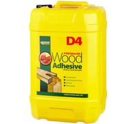Everbuild D4 Premium Wood Adhesive - Excellent Bonding Strength - White - 25 Litre