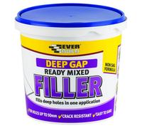 Everbuild Deep Gap Filler - Ready Mixed - Easy To Use - Non-Shrink - Quick Drying - Overpaintable - Light Grey - 1 Litre