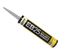 Everbuild EB25 The Ultimate Sealant and Adhesive Cartridge - Hybrid Polymer Adhesive - Waterproof and Weatherproof - Anthracite - 300ml