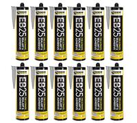 Everbuild EB25 Grey 12 Pack 300ml Cartridges The Ultimate Sealant and Adhesive