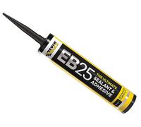 Everbuild Eb25Bk Eb25 Hybrid Sealant Adhesive Black 300Ml Evbeb25Bk
