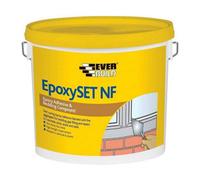 Everbuild Epoxyset Nf Epoxy Adhesive & Bedding Compound - Grey, 10Kg - Heavy-Duty 2-Part Mortar For Stone - Concrete & Tile Fixing