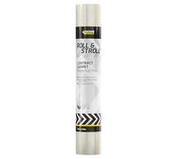 Everbuild EVBROLL50 Roll and Stroll Contract Carpet Protector, Self Adhesive Carpet Protector, Clear, 600 mm x 50 m