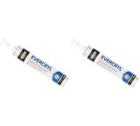 Everbuild - Evercryl - Emergency Roof Repair Cartridge - Instant Waterproofing Roof Repair - Suitable For Damp and Wet Conditions - Grey - 300ml (Pack of 2)