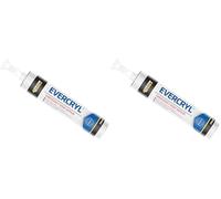 Everbuild - Evercryl - Emergency Roof Repair Cartridge - Instant Waterproofing Roof Repair - Suitable For Damp and Wet Conditions - Translucent - 300ml (Pack of 2)