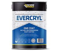 Everbuild Evercryl One Coat Instant Waterproofing For Roofs, Gutters and Gulleys, Grey, 20 kg