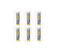 Everbuild Everflex 125 One Hour Caulk, Brown, 300 ml 125BN (Pack of 6)