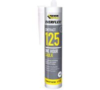 Everbuild Everflex 125 One Hour Caulk Magnolia 300ml 125MAG(n)