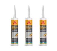 Everbuild Everflex 125 One Hour Caulk, White, 300 Ml (Pack Of 3)
