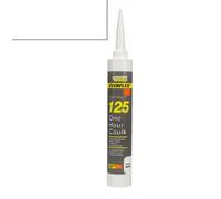 Everbuild Everflex 125 One Hour Decorators Caulk White C3 Size Cartridge