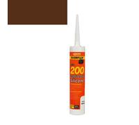 Everbuild Everflex 200 Contractors Lma Silicone Brown 295Ml Size Cartridge
