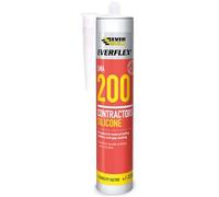Everbuild 200 Contractors Lma Silicone Brown C3 Tube