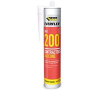 Everbuild 200 Contractors Lma Silicone Clear C3 Tube