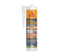 Everbuild Builders Silicone Sealant Everflex 450 Premium+ Waterproof Internal & External White 300ml