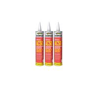 Everbuild EVERFLEX AC50 Acoustic Sealant & Adhesive, 380ml x 3