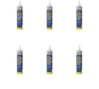 Everbuild Everflex AC95 Intumescent Sealant & Adhesive White 900ml(2413) AC95900 (Pack of 6)
