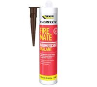 Everbuild Everflex Fire Mate Intumescent Acrylic Sealant, Brown, 295 ml , Pack of 1