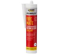 Everbuild Intumescent Sealant Fire Mate - Fast Curing, Flexible, Fire-Resistant - White 295ml