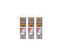 Everbuild External Frame Acrylic Sealant, Brown, 290 ml x 3