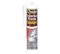 Everbuild External Frame Sealant - Int./Ext., Permanently Flexible, Mould-Resistant - Brown 290ml