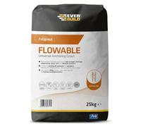 Everbuild Febgrout Flowable Structural Anchoring Grout - Grey, 25Kg - High Strength - Shrinkage Compensated Precision Grout