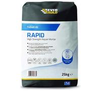 Everbuild Febset 45 Rapid High Strength Repair Mortar - Grey, 25Kg - Fast-Setting - Heavy-Duty Concrete & Floor Repair