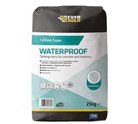 Everbuild Febtank Super Waterproof Tanking Slurry Coating for Concrete and Masonry - Water Vapour Permeable - Grey - 25kg