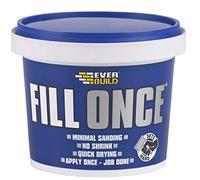 Everbuild Ready Mixed Filler Fill Once – Fills in One Go, Quick Drying, White 325 ml