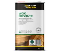 Everbuild Wood Preserver Fir Green 5 Litre