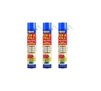 Everbuild Fix and Fill Quick Setting Expanding Foam, 750 ml EVFF7 (Pack of 3)