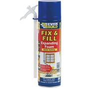 Everbuild 500Ml Quick Setting Fill And Fix Polyurethane Expanding Foam - White