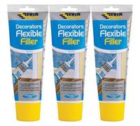 Everbuild Flexible Decorators Filler, White, 200 Ml Easiflex(N) (Pack Of 3)