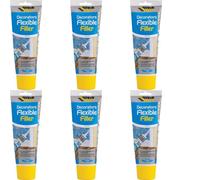 Everbuild Flexible Decorators Filler, White, 200 Ml Easiflex(N) (Pack Of 6)