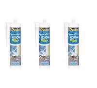 Everbuild Flexible Decorators Filler, White, 290 Ml Flex (Pack Of 3)