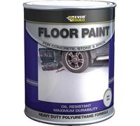 Everbuild Floor Paint For Concrete, Stone And Brick - Heavy Duty - Industry Grade - Abrasion-Resistant - Red - 5 Litre