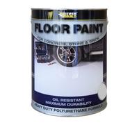 Everbuild Floor Paint - Grey, 5L - Solvent-Based Polyurethane Floor Coating - Durable Finish For Concrete - Stone & Wood Floors