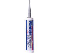 Everbuild Forever 295ml Anti-Mould Silicone Sealant | Grey | 50mm x 230mm x 50mm