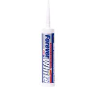 Everbuild Forever 295ml Anti-Mould Silicone Sealant | White | 50mm x 230mm x 50mm