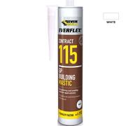 Everbuild 115 Gp White Building Mastic C3 Tube