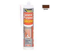Everbuild General Purpose Silicone Sealant Brown 310ml