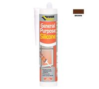 Everbuild General Purpose Hi Mod Silicone Brown C3 Tube