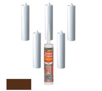 Everbuild General Purpose Silicone Brown C3 Size Pack Of 6