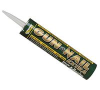 Everbuild Gun A Nail Extra Solvent Based Professional Building Adhesive, Beige, 380 ml