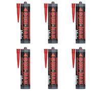 Everbuild Gun A Nail High Strength Building Adhesive White 295 Ml (Pack Of 6) - Gap Filling, Quick Grab Building