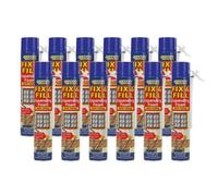 Everbuild Handheld Fix & Fill Expanding Foam - 12 Pack - 12 X 750Ml