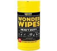 Sika Wonder Wipes Textured Heavy Duty Cleaning Wipes for the Building Trade | Specially Formulated to Clean Hands, Tools and Surfaces - 75 Wipes